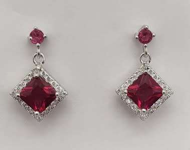 925 Sterling Silver Earrings weight 2,1g as per photo