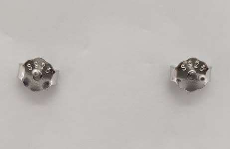 925 Sterling Silver Earrings weight 2,1g as per photo