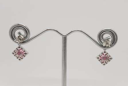 925 Sterling Silver Earrings weight 2,1g as per photo