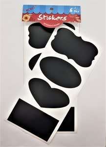 Pack of 24 Self Adhesive Chalkboard Labels as per photo
