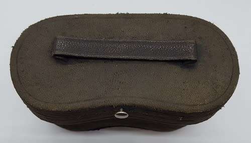 Antique Mother of Pearl Opera Binoculars in leather case as per photo
