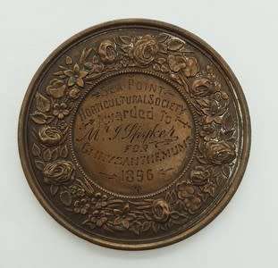1896 1 Ounce Bronze National Amateur Garden Association Medallion as per photo