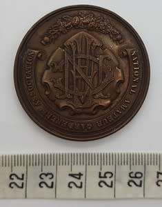 1896 1 Ounce Bronze National Amateur Garden Association Medallion as per photo