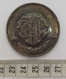 1897 1 Ounce Silver National Amateur Garden Association Medallion as per photo