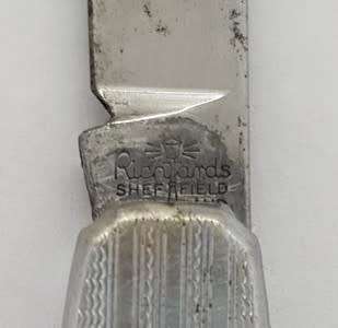 Vintage Richard Sheffield Stainless Steel pocket knife made in England as per photo