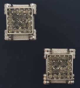 Pair of Vintage Diamante Cufflinks as per photo