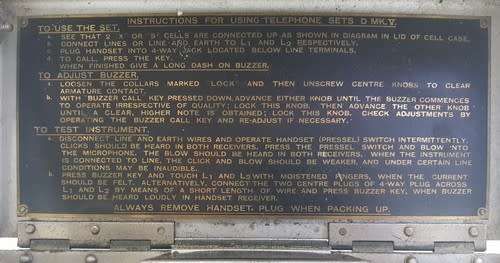 WWII Army Communication Device without Telephone in original casing as per photo