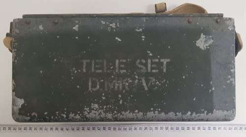 WWII Army Communication Device without Telephone in original casing as per photo