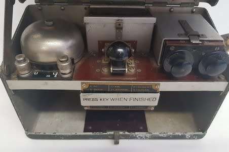 WWII Army Communication Device without Telephone in original casing as per photo