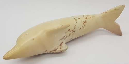 Carved Soap Stone Dolphin Figurine as per photo