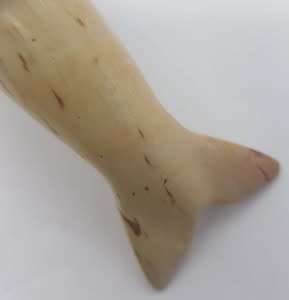 Carved Soap Stone Dolphin Figurine as per photo
