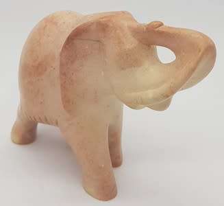 Carved Soap Stone Elephant Figurine as per photo