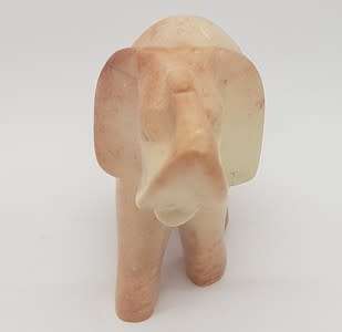 Carved Soap Stone Elephant Figurine as per photo