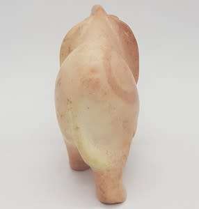 Carved Soap Stone Elephant Figurine as per photo