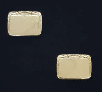 Pair of Gold Plated Cuff links as per photo