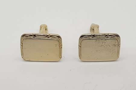 Pair of Gold Plated Cuff links as per photo