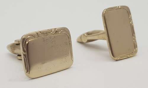 Pair of Gold Plated Cuff links as per photo