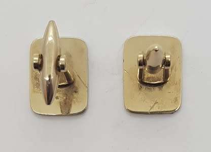 Pair of Gold Plated Cuff links as per photo