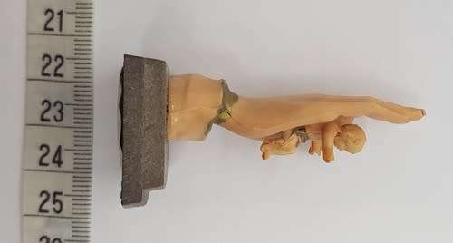 Vintage Baby Jesus in Palm of Hand made in Italy - 6cm as per photo