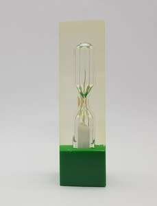 Hourglass with Statue of Liberty (miniature) as per photo