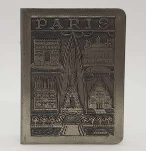 Vintage GAY PARIS Eiffel Tower matchbox holder with striker back as per photo