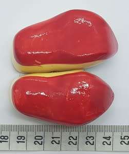 Hand Carved and Painted Dutch Clog Ornaments as per photo