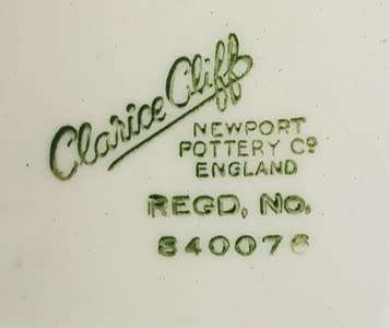 Clarice Cliff, Newport Pottery Co. Oval Serving Platter made in England as per photo