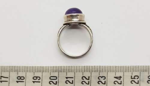 925 Sterling Silver Ring weight 7.1g size P as per photo