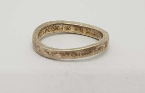 925 Sterling Silver Ring weight 3.1g size M as per photo