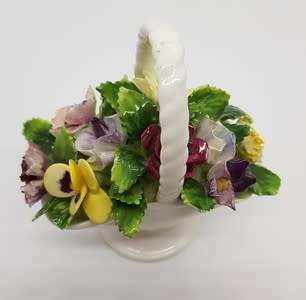 Royal Adderly Floral Porcelain Ornament as per photo
