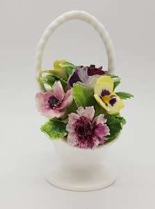 Royal Adderly Floral Porcelain Ornament as per photo