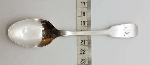 Sterling Silver Spoon engaved RMK weight 17.5g as per photo