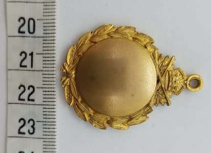 West End Championship / Wes-Eindse Kampioenskap Kimberley Hallmarked 375 10.4g 9ct Medallion asp