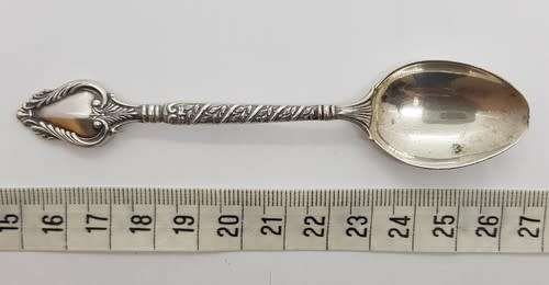 Sterling Silver Candida Teaspoon weight 17.4g as per photo