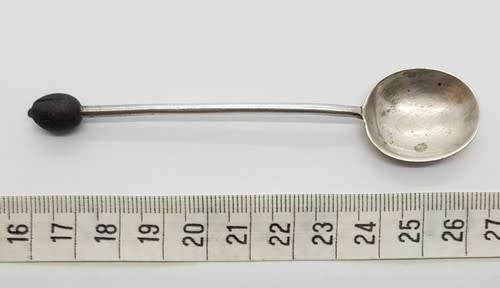 Antique Sterling Silver Mustard Spoon weight 7.3g as per photo