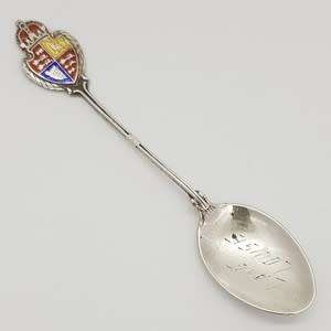 Antique Sterling Silver Lake Louise Teaspoon weight 8.6g as per photo