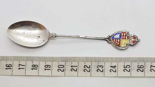 Antique Sterling Silver Lake Louise Teaspoon weight 8.6g as per photo