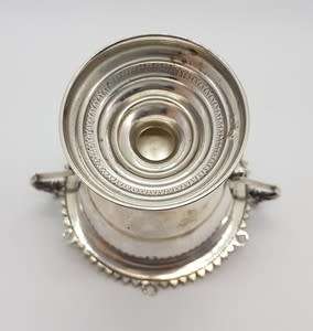 800 Silver German/Italian Emoire Style Sugar Bowl weight 130g height 11.5cm diameter 10cm