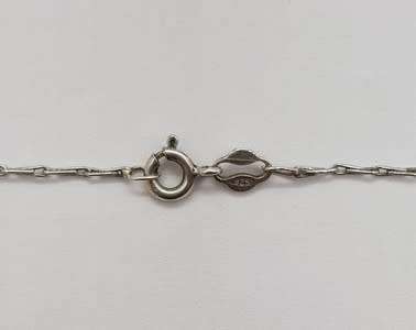 925 Sterling Silver Men's Chain weight 1.6g as per photo