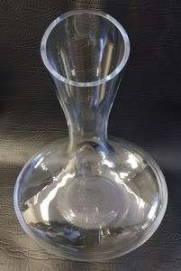 Glass Decanter height 26cm as per photo