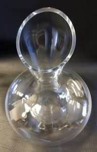 Glass Decanter height 26cm as per photo