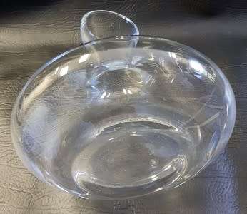 Glass Decanter height 26cm as per photo