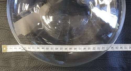 Glass Decanter height 26cm as per photo