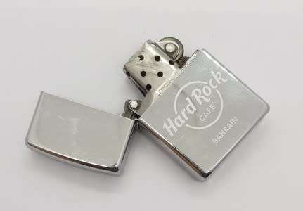Hard Rock Cafe Bahrain Zippo Lighter as per photo