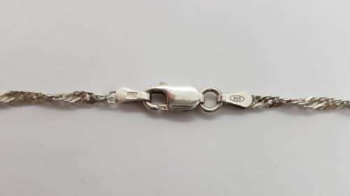 925 Sterling Silver Chain length 42ch weight 5.5g as per photo