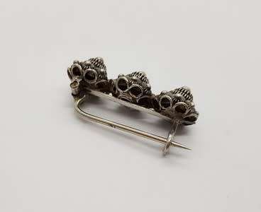 Vintage Sterling Silver Brooch weight 3.4g as per photo