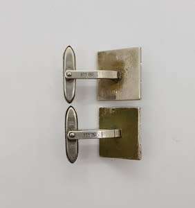 Vintage German Silver marked 835 Cufflinks weight 11g as per photo