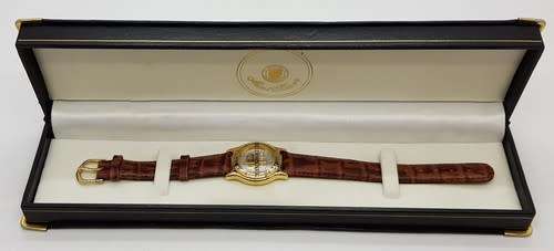USA 1 Dime Coin Ladies Watch with Genuine Leather Strap in box, made by Mint Time as per photo