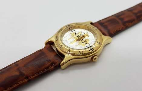 USA 1 Dime Coin Ladies Watch with Genuine Leather Strap in box, made by Mint Time as per photo