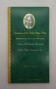 Nelson Mandela Nobel Peace Laureate 1993 30g silver medallion as per photo
